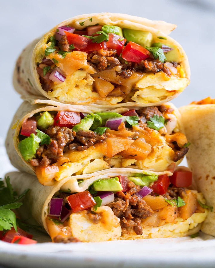 Delicious Keto Egg Breakfast Wraps With Pico de Gallo