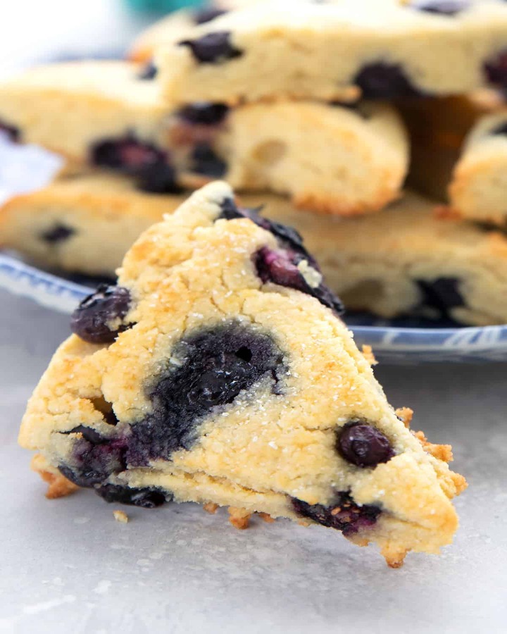 Delicious Keto Blueberry Scones