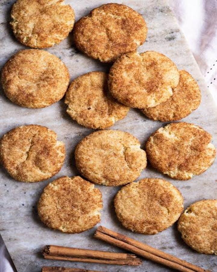 Delicious Cardamom Keto Snickerdoodles with Maple Bourbon Caramel