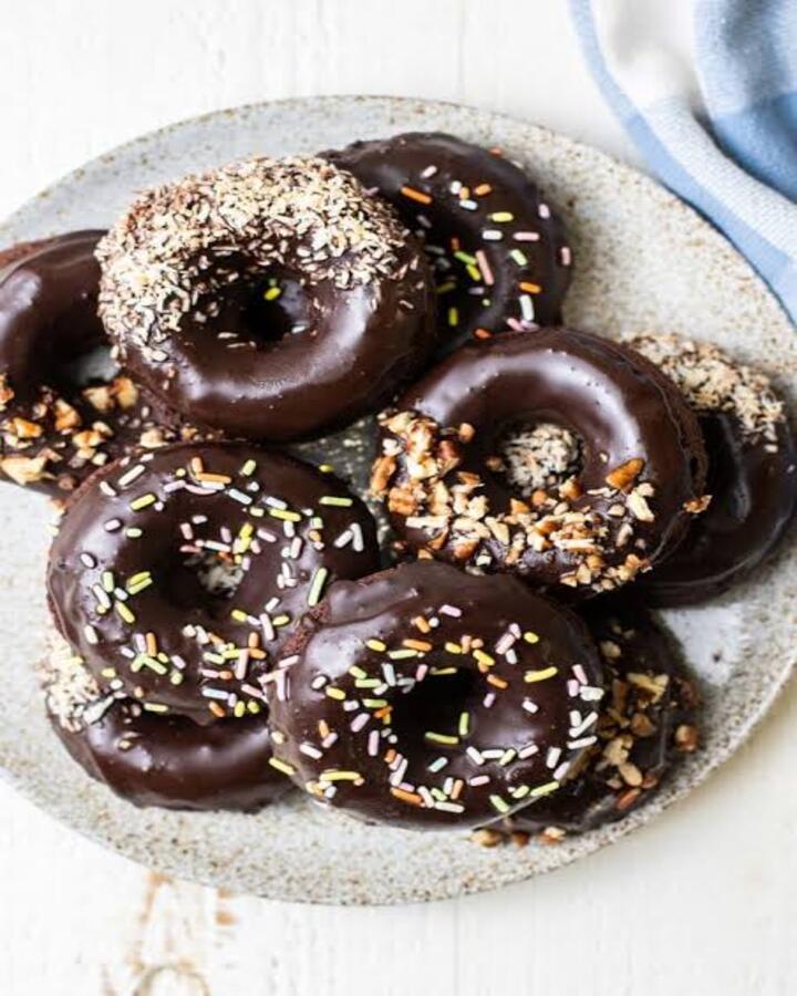 Delicious Keto Chocolate Chip Doughnuts