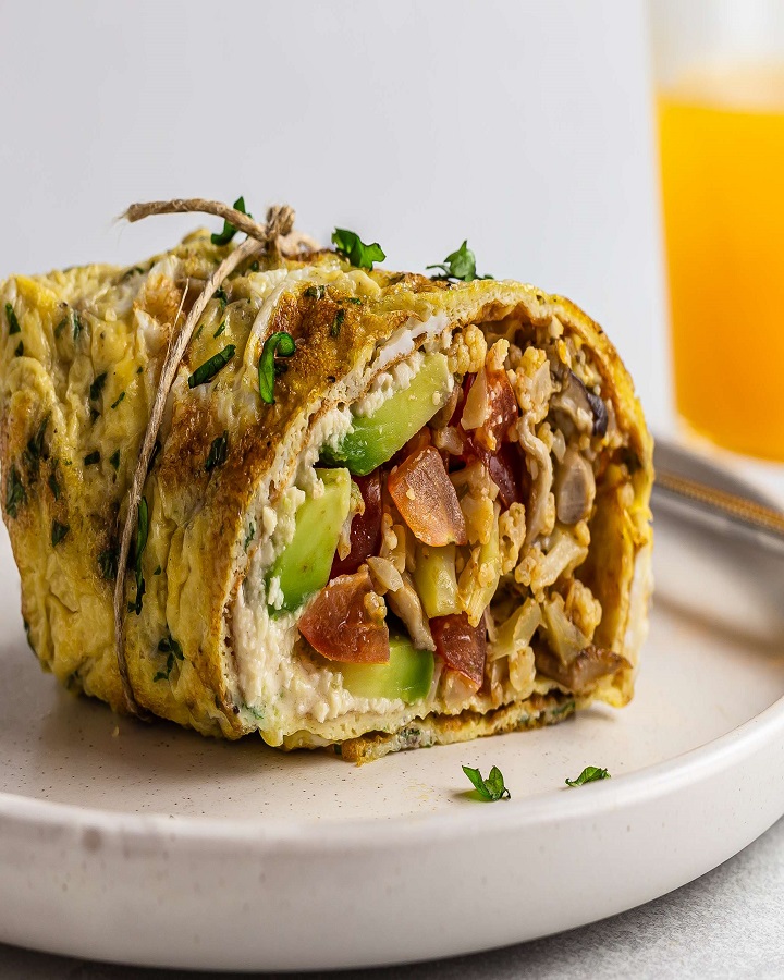 Delicious Low-Carb Breakfast Burrito