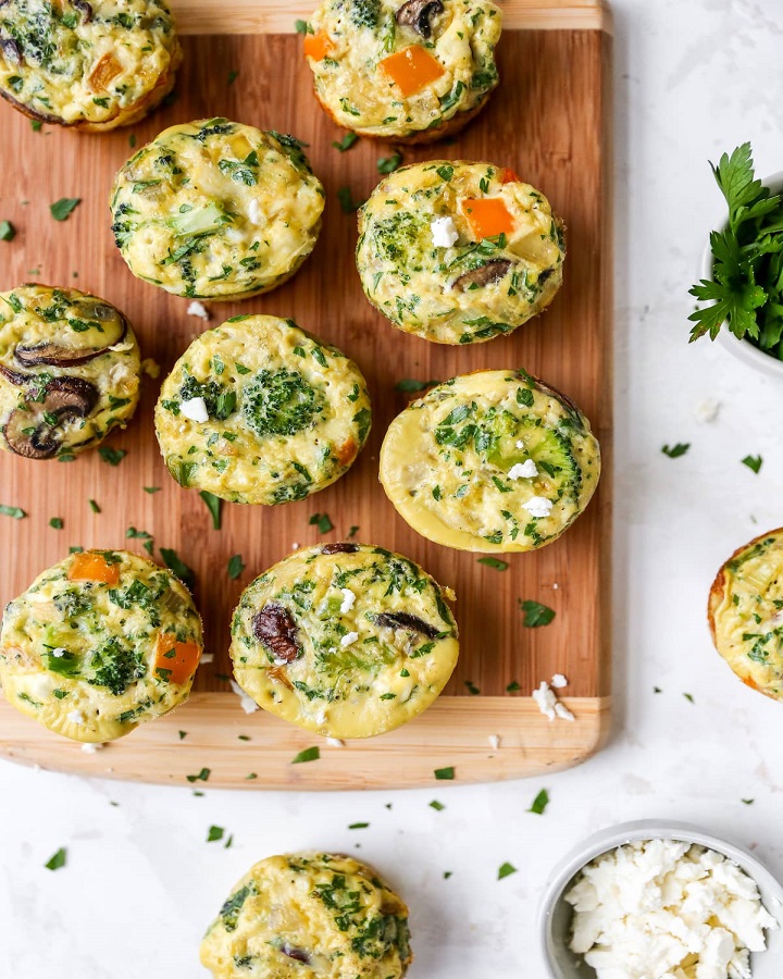 Delicious Mushroom and Herb Egg Muffins